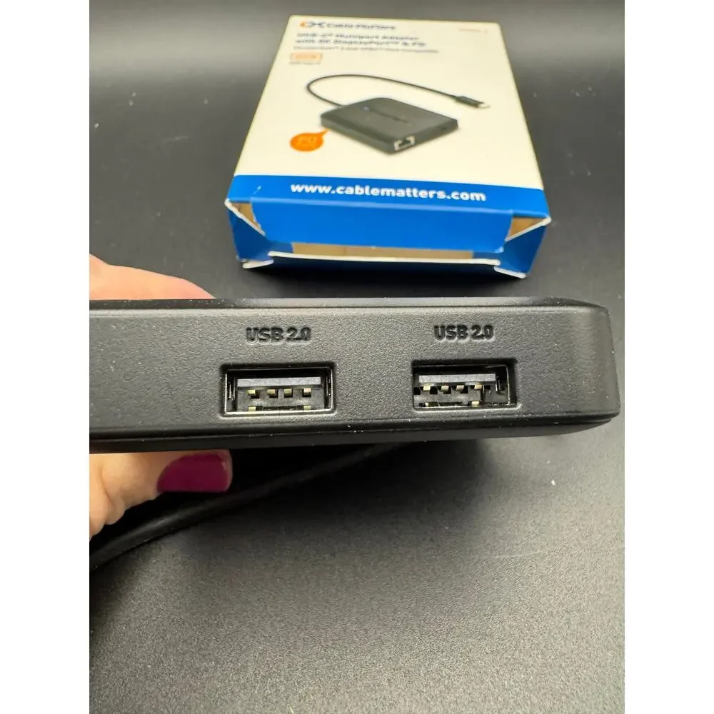 Cable Matters USB C Multiport Adapter USB C Hub w/DisplayPort 8K Model: 201046_V